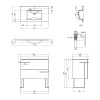 Купити Комплект Qtap Taurus 800х800х437 Whitish oak тумба підлогова + раковина урізна QT2471TNT803WO , QT2471TNT803WO / SD00046966 , в категории Шафи під умивальник , от бренда Qtap  Інтернет-магазин сантехніки ✓ Кращі ціни на ринку ✓ Величезний вибір ✓ Г