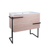 Купити Комплект Qtap Taurus 800х800х437 Whitish oak тумба підлогова + раковина урізна QT2471TNT803WO , QT2471TNT803WO / SD00046966 , в категории Шафи під умивальник , от бренда Qtap  Інтернет-магазин сантехніки ✓ Кращі ціни на ринку ✓ Величезний вибір ✓ Г