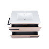 Купити Комплект Qtap Taurus 800х800х437 Whitish oak тумба підлогова + раковина урізна QT2471TNT803WO , QT2471TNT803WO / SD00046966 , в категории Шафи під умивальник , от бренда Qtap  Інтернет-магазин сантехніки ✓ Кращі ціни на ринку ✓ Величезний вибір ✓ Г