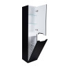 Купить Подвесной пенал Qtap Virgo 350х1600х316 черный/белый с корзиной для белья QT1876PP1652KRBW , QT1876PP1652KRBW / SD00046976 , в категории Пеналы и полупеналы в ванную , от бренда Qtap  Интернет-магазин сантехники ✓ Лучшие цены на рынке ✓ Огромный вы