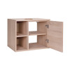 Купити Тумба підвісна Qtap Pisces 600х480х470 Whitish oak зі стільницею QT2579TPL603WO , QT2579TPL603WO / SD00046980 , в категории Шафи під умивальник , от бренда Qtap  Інтернет-магазин сантехніки ✓ Кращі ціни на ринку ✓ Величезний вибір ✓ Гарантія ✓ Захо