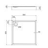 Купити Душовий піддон Qtap Tern 308812C 80x80x12 см + сифон , TERN308812C / SD00046987 , в категории Душові піддони , от бренда Qtap  Інтернет-магазин сантехніки ✓ Кращі ціни на ринку ✓ Величезний вибір ✓ Гарантія ✓ Заходьте!