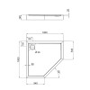 Купити Душовий піддон Qtap Diamond 301112 100x100x12 см + сифон , DIAMOND301112 / SD00046993 , в категории Душові піддони , от бренда Qtap  Інтернет-магазин сантехніки ✓ Кращі ціни на ринку ✓ Величезний вибір ✓ Гарантія ✓ Заходьте!