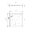 Купити Душовий піддон Lidz Mazur ST90x90x16 , LMAST909016 / SD00047010 , в категории Душові піддони , от бренда Lidz  Інтернет-магазин сантехніки ✓ Кращі ціни на ринку ✓ Величезний вибір ✓ Гарантія ✓ Заходьте!