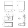 Купити Тумба підлогова Qtap Tern 700х725х437 White QT1773TNL701W , QT1773TNL701W / SD00047082 , в категории Шафи під умивальник , от бренда Qtap  Інтернет-магазин сантехніки ✓ Кращі ціни на ринку ✓ Величезний вибір ✓ Гарантія ✓ Заходьте!