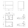 Купити Тумба підвісна Qtap Tern 800х580х437 White QT1774TPL801W , QT1774TPL801W / SD00047086 , в категории Шафи під умивальник , от бренда Qtap  Інтернет-магазин сантехніки ✓ Кращі ціни на ринку ✓ Величезний вибір ✓ Гарантія ✓ Заходьте!