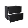 Купить Тумба подвесная Qtap Tern 600х580х437 матово-черная QT1774TPL602MB , QT1774TPL602MB / SD00047088 , в категории Шкафы под умывальник , от бренда Qtap  Интернет-магазин сантехники ✓ Лучшие цены на рынке ✓ Огромный выбор ✓ Гарантия ✓ Заходите!