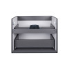 Купити Тумба підвісна Qtap Tern 700х580х437 Matt black QT1774TPL702MB , QT1774TPL702MB / SD00047090 , в категории Шафи під умивальник , от бренда Qtap  Інтернет-магазин сантехніки ✓ Кращі ціни на ринку ✓ Величезний вибір ✓ Гарантія ✓ Заходьте!