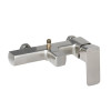 Купити Душова система для кабіни Qtap Capricorn на три споживача (з виливом) 53103KNN Brushed Nickel PVD , QTCAP53103KNN / SD00047515 , в категории Душові системи та панелі , от бренда Qtap  Інтернет-магазин сантехніки ✓ Кращі ціни на ринку ✓ Величезний в