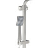 Купити Душова система для кабіни Qtap Capricorn на три споживача (з виливом) 53103KNN Brushed Nickel PVD , QTCAP53103KNN / SD00047515 , в категории Душові системи та панелі , от бренда Qtap  Інтернет-магазин сантехніки ✓ Кращі ціни на ринку ✓ Величезний в