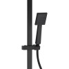Купити Душова система для кабіни Qtap Capricorn на три споживача (з виливом) 53103KNB Black Matt , QTCAP53103KNB / SD00047516 , в категории Душові системи та панелі , от бренда Qtap  Інтернет-магазин сантехніки ✓ Кращі ціни на ринку ✓ Величезний вибір ✓ Г