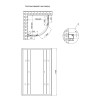 Купити Душова кабіна Lidz Latwa SC80x80.SAT.MID.FR, скло Frost 4 мм без піддона , LLSC8080SATMIDFR2 / SD00047608 , в категории Душові кабіни , от бренда Lidz  Інтернет-магазин сантехніки ✓ Кращі ціни на ринку ✓ Величезний вибір ✓ Гарантія ✓ Заходьте!