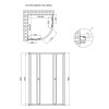 Купити Душова кабіна Lidz Latwa SC80x80.SAT.LOW.FR, скло Frost 4 мм без піддона , LLSC8080SATLOWFR2 / SD00047610 , в категории Душові кабіни , от бренда Lidz  Інтернет-магазин сантехніки ✓ Кращі ціни на ринку ✓ Величезний вибір ✓ Гарантія ✓ Заходьте!