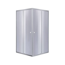 Душевая кабина Lidz Wawel SC80x80.SAT.LOW.GR, стекло тонированное 4 мм без поддона