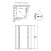 Купити Душова кабіна Lidz Wieza SC80x80.SAT.MID.L, скло Linie 4 мм без піддона , LWISC8080SATMIDL2 / SD00047626 , в категории Душові кабіни , от бренда Lidz  Інтернет-магазин сантехніки ✓ Кращі ціни на ринку ✓ Величезний вибір ✓ Гарантія ✓ Заходьте!