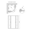 Купити Душова кабіна Lidz Wieza SC90x90.SAT.MID.L, скло Linie 4 мм без піддона , LWISC9090SATMIDL2 / SD00047627 , в категории Душові кабіни , от бренда Lidz  Інтернет-магазин сантехніки ✓ Кращі ціни на ринку ✓ Величезний вибір ✓ Гарантія ✓ Заходьте!