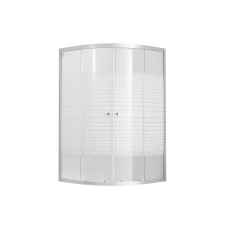Душевая кабина Lidz Wieza SC80x80.SAT.LOW L, стекло Linie 4 мм без поддона