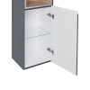Купити Пенал підлоговий Qtap Robin 350х1950х316 Graphite/Whitish oak QT1376PN1652RGWO , QT1376PN1652RGWO / SD00047713 , в категории Пенали та напівпенали у ванну , от бренда Qtap  Інтернет-магазин сантехніки ✓ Кращі ціни на ринку ✓ Величезний вибір ✓ Гара