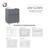 Купити Тумба підлогова Qtap Scorpio 605х825х460 Graphite QT1473TNВ602G , QT1473TNВ602G / SD00047714 , в категории Шафи під умивальник , от бренда Qtap  Інтернет-магазин сантехніки ✓ Кращі ціни на ринку ✓ Величезний вибір ✓ Гарантія ✓ Заходьте!