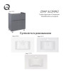 Купить Тумба напольная Qtap Scorpio 710х825х460 Графит QT1473TNВ702G , QT1473TNВ702G / SD00047715 , в категории Шкафы под умывальник , от бренда Qtap  Интернет-магазин сантехники ✓ Лучшие цены на рынке ✓ Огромный выбор ✓ Гарантия ✓ Заходите!