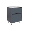 Купити Комплект Qtap Scorpio 605х825х460 Graphite тумба підлогова + раковина урізна QT1471TNВ6023060CG , QT1471TNВ6023060CG / SD00047717 , в категории Шафи під умивальник , от бренда Qtap  Інтернет-магазин сантехніки ✓ Кращі ціни на ринку ✓ Величезний виб