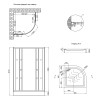 Купить Набір Lidz душова кабіна Wieza SC90x90.SAT.LOW.L, скло Linie 4 мм + піддон Kupala , LWISC9090SATLOWL2SET / SD00048607 , в категории Душевые кабины , от бренда Lidz  Интернет-магазин сантехники ✓ Лучшие цены на рынке ✓ Огромный выбор ✓ Гарантия ✓ За
