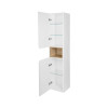 Купити Пенал підвісний Qtap Robin 350х1650х316 White/Whitish oak QT1376PN1651LWWO , QT1376PN1651LWWO / SD00048892 , в категории Пенали та напівпенали у ванну , от бренда Qtap  Інтернет-магазин сантехніки ✓ Кращі ціни на ринку ✓ Величезний вибір ✓ Гарантія