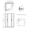 Купить Набір Qtap душова кабіна Taurus WHI1099SC6 Clear 2020x900x900 мм + піддон Tern 309912C 90x90x12 см з сифоном , TAUWHI1099SC6SET / SD00048949 , в категории Душевые кабины , от бренда Qtap  Интернет-магазин сантехники ✓ Лучшие цены на рынке ✓ Огромны
