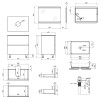 Купити Комплект меблів для ванної Qtap Tern тумба + раковина + дзеркало QT044VI43015 , QT044VI43015 / SD00049129 , в категории Комплекти шафа та умивальник , от бренда Qtap  Інтернет-магазин сантехніки ✓ Кращі ціни на ринку ✓ Величезний вибір ✓ Гарантія ✓