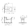 Купити Біде підлогове Qtap Presto 540х340х400 White QT24441217C , QT24441217C / SD00049173 , в категории Біде , от бренда Qtap  Інтернет-магазин сантехніки ✓ Кращі ціни на ринку ✓ Величезний вибір ✓ Гарантія ✓ Заходьте!