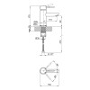 Купить Смеситель для раковины Lidz Aria 001F (k35) LDARI001FBLA43367 Черный , LDARI001FBLA43367 / SD00049490 , в категории Смесители для умывальника , от бренда Lidz  Интернет-магазин сантехники ✓ Лучшие цены на рынке ✓ Огромный выбор ✓ Гарантия ✓ Заходит
