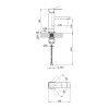 Купить Смеситель для раковины Lidz Kubis 001F (k35) LDKUB001FBLA43376 черный , LDKUB001FBLA43376 / SD00049499 , в категории Смесители для умывальника , от бренда Lidz  Интернет-магазин сантехники ✓ Лучшие цены на рынке ✓ Огромный выбор ✓ Гарантия ✓ Заходи