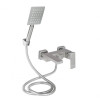 Купити Змішувач для ванни Lidz Kubis 0061 (з душовим гарнітуром) (k35) LDKUB0061NKS43379 Nickel , LDKUB0061NKS43379 / SD00049502 , в категории Змішувачі для душу , от бренда Lidz  Інтернет-магазин сантехніки ✓ Кращі ціни на ринку ✓ Величезний вибір ✓ Гара