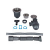 Купити Мийка для кухні інтегрована Lidz Handmade H5050B (LDH5050BPVD43619) Brushed Black PVD 3,0/1,0 мм , LDH5050BPVD43619 / SD00049743 , в категории Кухонні мийки з нержавіючої сталі , от бренда Lidz  Інтернет-магазин сантехніки ✓ Кращі ціни на ринку ✓ В