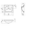 Купить Раковина Qtap Альбатрос Q 600х480х230 Белый QT01115060QW1 , QT01115060QW1 / SD00050038 , в категории Умывальники , от бренда Qtap  Интернет-магазин сантехники ✓ Лучшие цены на рынке ✓ Огромный выбор ✓ Гарантия ✓ Заходите!