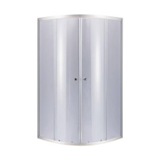 Двери до Lidz Latwa SC90x90.SAT.LOW.GR Душевая кабина полукруглая, для низкого поддона, высота 185 см, стекло тонированное 4 мм, без поддона