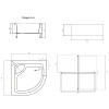 Купити Душовий піддон Lidz KAPIELKA ST90x90x41 , LKAST909041 / SD00050481 , в категории Душові піддони , от бренда Lidz  Інтернет-магазин сантехніки ✓ Кращі ціни на ринку ✓ Величезний вибір ✓ Гарантія ✓ Заходьте!
