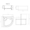 Купити Душовий піддон Lidz KAPIELKA ST80x80x41 см з панеллю , LKAST808041 / SD00050482 , в категории Душові піддони , от бренда Lidz  Інтернет-магазин сантехніки ✓ Кращі ціни на ринку ✓ Величезний вибір ✓ Гарантія ✓ Заходьте!
