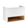 Купити Тумба підвісна Qtap Robin 800х580х500 WHITE/WHITISH OAK QT1374TPВ8001NWWO , QT1374TPВ8001NWWO / SD00050537 , в категории Шафи під умивальник , от бренда Qtap  Інтернет-магазин сантехніки ✓ Кращі ціни на ринку ✓ Величезний вибір ✓ Гарантія ✓ Заходьт