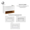 Купити Тумба підвісна Qtap Robin 800х580х500 WHITE/WHITISH OAK QT1374TPВ8001NWWO , QT1374TPВ8001NWWO / SD00050537 , в категории Шафи під умивальник , от бренда Qtap  Інтернет-магазин сантехніки ✓ Кращі ціни на ринку ✓ Величезний вибір ✓ Гарантія ✓ Заходьт