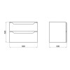 Купить Тумба подвесная Qtap Scorpio 800х585х500 GRAPHITE QT1474TPВ802NG , QT1474TPВ802NG / SD00050540 , в категории Шкафы под умывальник , от бренда Qtap  Интернет-магазин сантехники ✓ Лучшие цены на рынке ✓ Огромный выбор ✓ Гарантия ✓ Заходите!
