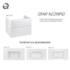 Купити Тумба підвісна Qtap Scorpio 900х585х500 WHITE QT1474TPВ901NW , QT1474TPВ901NW / SD00050542 , в категории Шафи під умивальник , от бренда Qtap  Інтернет-магазин сантехніки ✓ Кращі ціни на ринку ✓ Величезний вибір ✓ Гарантія ✓ Заходьте!
