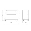 Купити Тумба підлогова Qtap Scorpio 1000х825х500 WHITE QT1473TNВ101NW , QT1473TNВ101NW / SD00050544 , в категории Шафи під умивальник , от бренда Qtap  Інтернет-магазин сантехніки ✓ Кращі ціни на ринку ✓ Величезний вибір ✓ Гарантія ✓ Заходьте!
