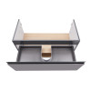 Купити Тумба підвісна Qtap Robin 1000х580х500 GRAPHITE/WHITISH OAK QT1374TPВ1002NGWO , QT1374TPВ1002NGWO / SD00050547 , в категории Шафи під умивальник , от бренда Qtap  Інтернет-магазин сантехніки ✓ Кращі ціни на ринку ✓ Величезний вибір ✓ Гарантія ✓ Зах