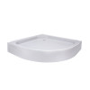 Купити Lidz Душовий піддон KAPIELKA ST80x80x14 низький, напівкруглий, діаметр зливу 52 мм , LKAST808014 / SD00050739 , в категории Душові піддони , от бренда Lidz  Інтернет-магазин сантехніки ✓ Кращі ціни на ринку ✓ Величезний вибір ✓ Гарантія ✓ Заходьте!