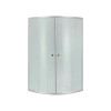 Купити Душова кабіна Latwa SC80x80.SAT.HIGH.FR полукругла, скло Frost 4 мм + Душовий піддон KAPIELKA ST80x80x41, з панеллю Lidz , LLSC8080SATHIGHFR2SET / SD00050787 , в категории Душові кабіни , от бренда Lidz  Інтернет-магазин сантехніки ✓ Кращі ціни на 