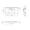 Купити Раковина Qtap Albatross E49 1000х490х200 White без донного клапана QT01119100E49W1 , QT01119100E49W1 / SD00050849 , в категории Умивальники , от бренда Qtap  Інтернет-магазин сантехніки ✓ Кращі ціни на ринку ✓ Величезний вибір ✓ Гарантія ✓ Заходьте