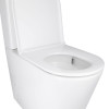 Купить Унитаз-компакт Qtap Scorpio безободковый Ultra Quiet с сиденьем Soft-close QT14222125AUQW , QT14222125AUQW / SD00050897 , в категории Унитазы-компакты напольные , от бренда Qtap  Интернет-магазин сантехники ✓ Лучшие цены на рынке ✓ Огромный выбор ✓