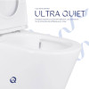 Купить Унитаз-компакт Qtap Scorpio безободковый Ultra Quiet с сиденьем Soft-close QT14222125AUQW , QT14222125AUQW / SD00050897 , в категории Унитазы-компакты напольные , от бренда Qtap  Интернет-магазин сантехники ✓ Лучшие цены на рынке ✓ Огромный выбор ✓