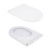 Купить Унитаз-компакт Qtap Scorpio безободковый Ultra Quiet с сиденьем Soft-close QT14222125AUQW , QT14222125AUQW / SD00050897 , в категории Унитазы-компакты напольные , от бренда Qtap  Интернет-магазин сантехники ✓ Лучшие цены на рынке ✓ Огромный выбор ✓